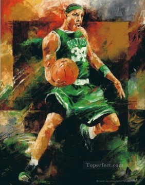 Sport Painting - basketball 18 impressionists